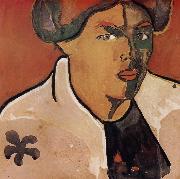 Kasimir Malevich The Portrait of Character oil painting artist